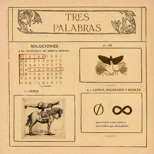 Tres palabras